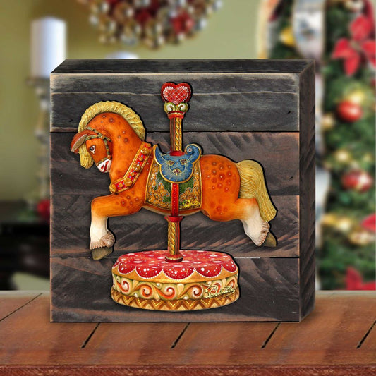 Rocking Horse Wooden Decor