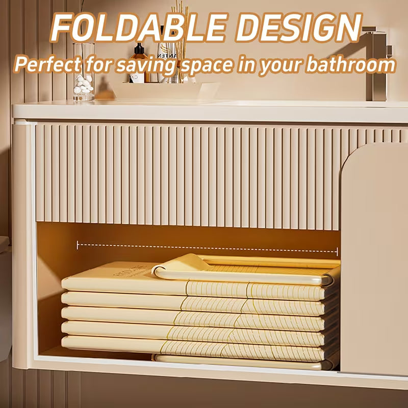 48-Inch Folding Portable Adult Bathtub with Corner Drain