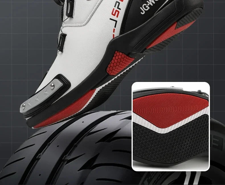 Men Leather Motos Breathable Anti Slip Wear-resistant