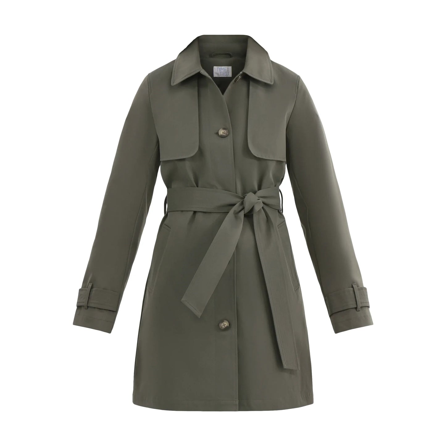 Women's Belted Trench Coat, Midweight