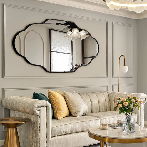 Scalloped Bathroom Mirrors Wall Mirror
