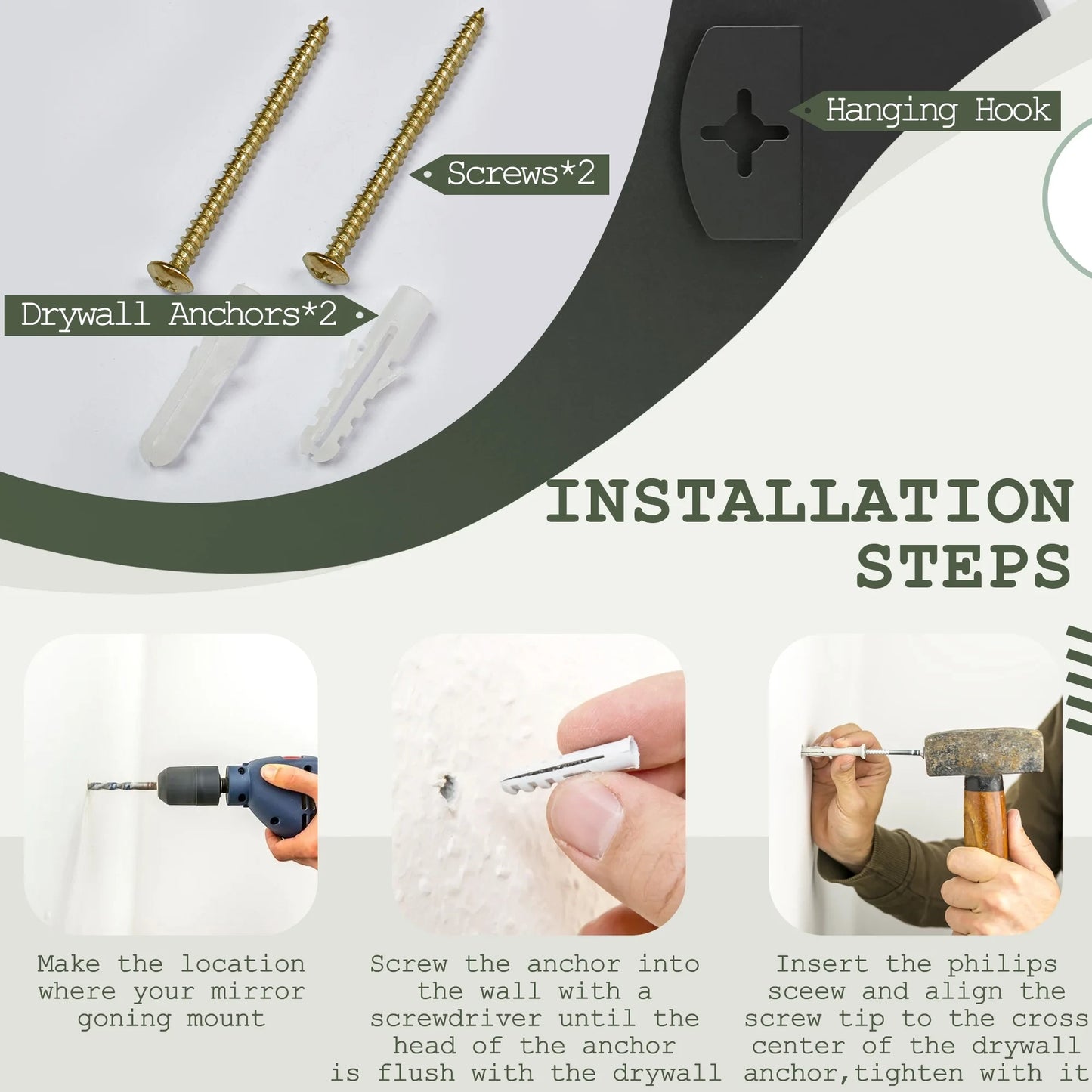 Scalloped Bathroom Mirrors Wall Mirror