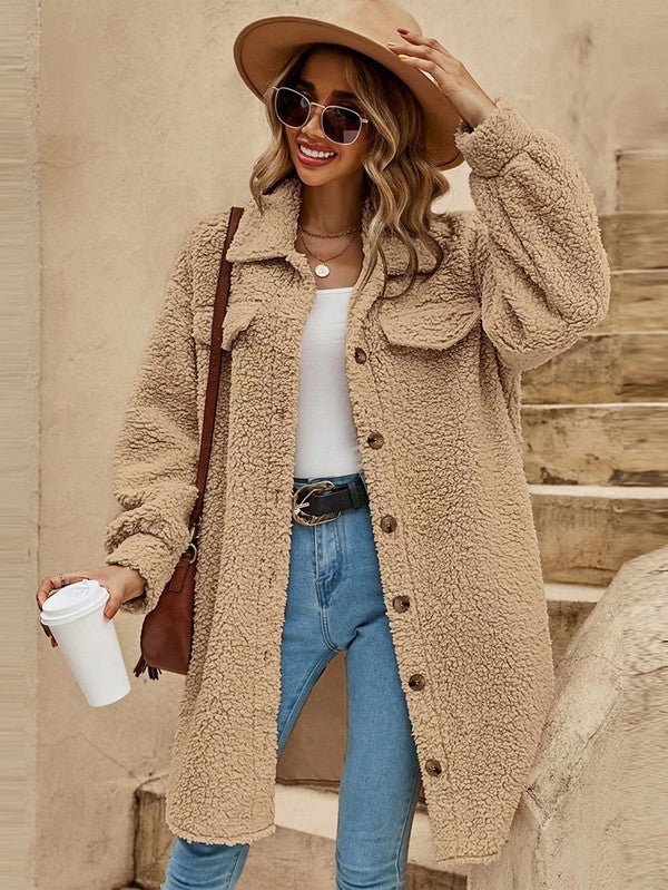 Miss Sparkling | Sherpa Coat