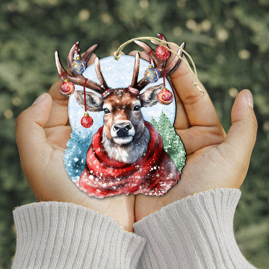 Christmas Mood Wooden Ornaments