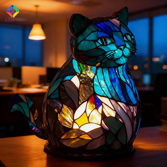 3D Animal Night Light - Touch Control Resin Desk Lamp