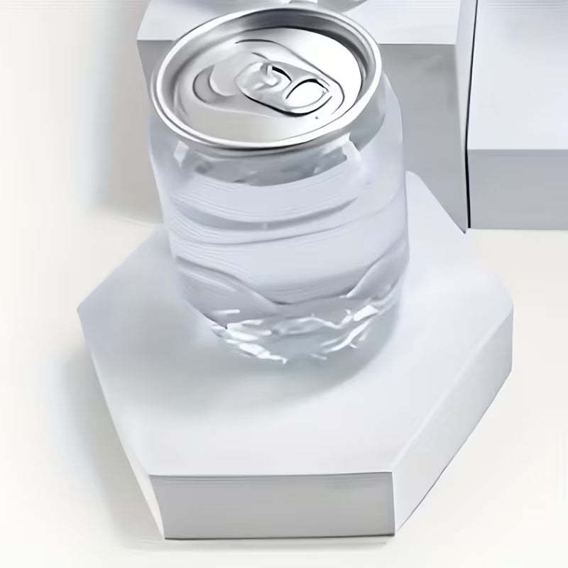 8.45 oz PET Corrugated Round Beverage Jars