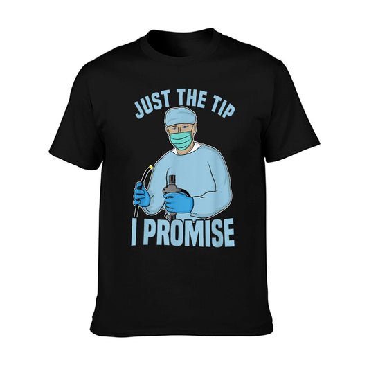 Dan66 Men's Black Humorous Medical Procedure T-Shirt