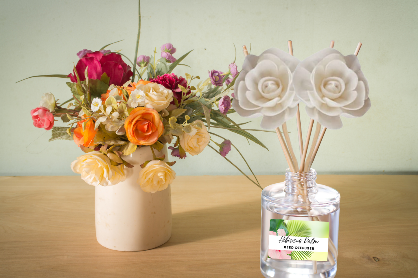 Exotic & Escape Reed Diffuser Collection – Tropical Scents with Mango, Pineapple, Hibiscus & Coconut