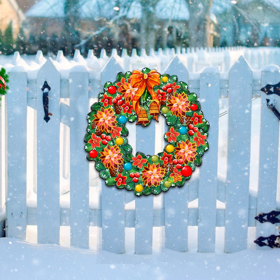 Christmas Holiday Door Wreath