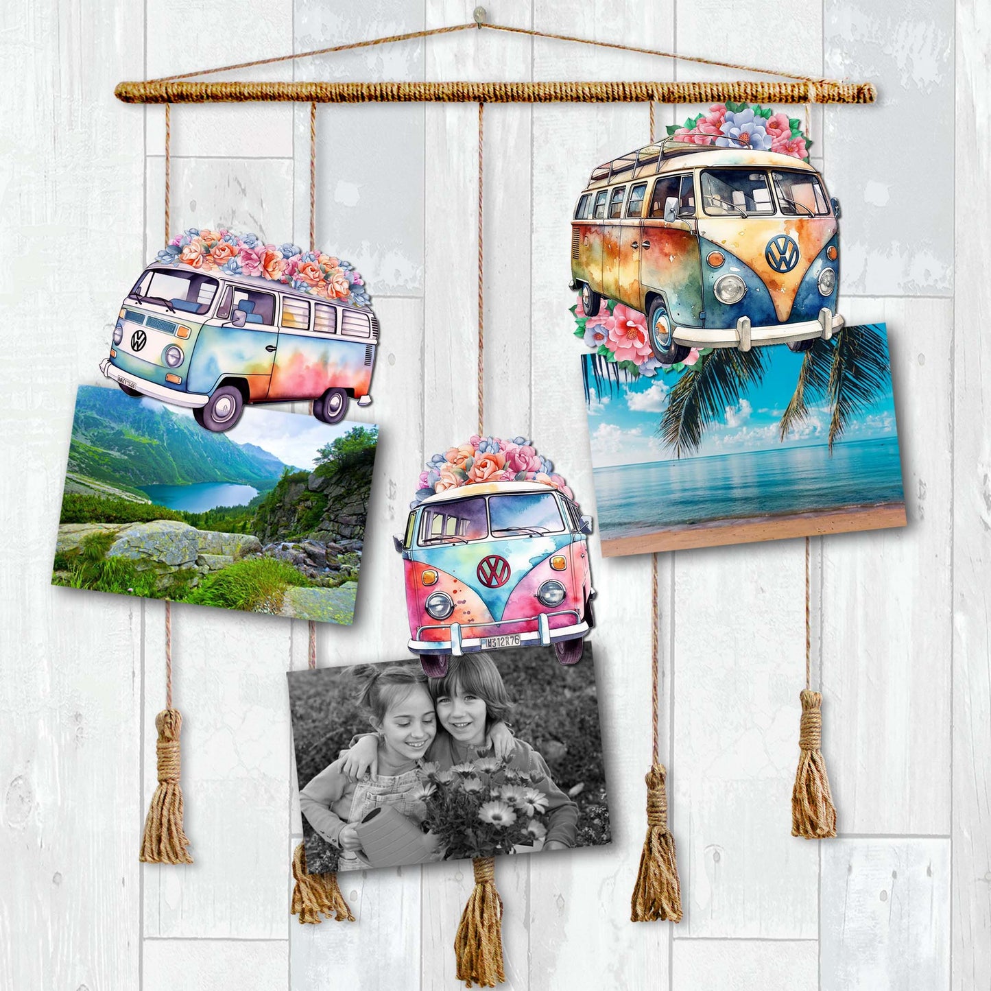 Surf Vans Decorative Wooden Clip