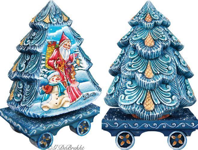 Holiday Express Santa Surprise Tree Box