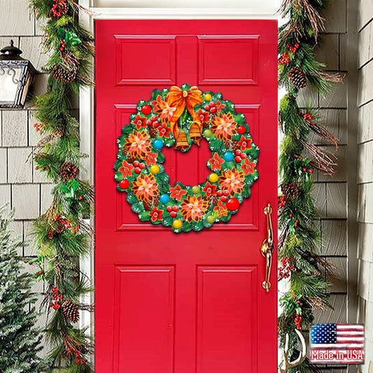 Christmas Holiday Door Wreath