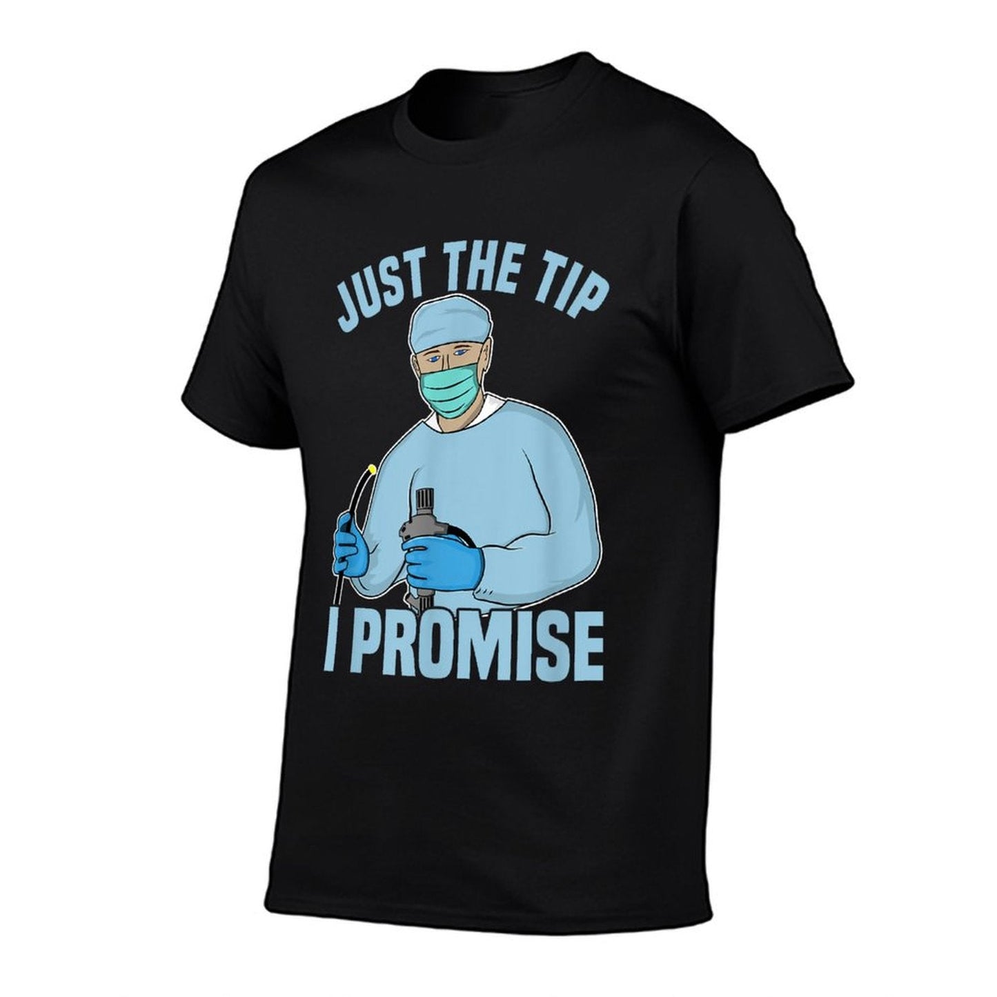 Dan66 Men's Black Humorous Medical Procedure T-Shirt