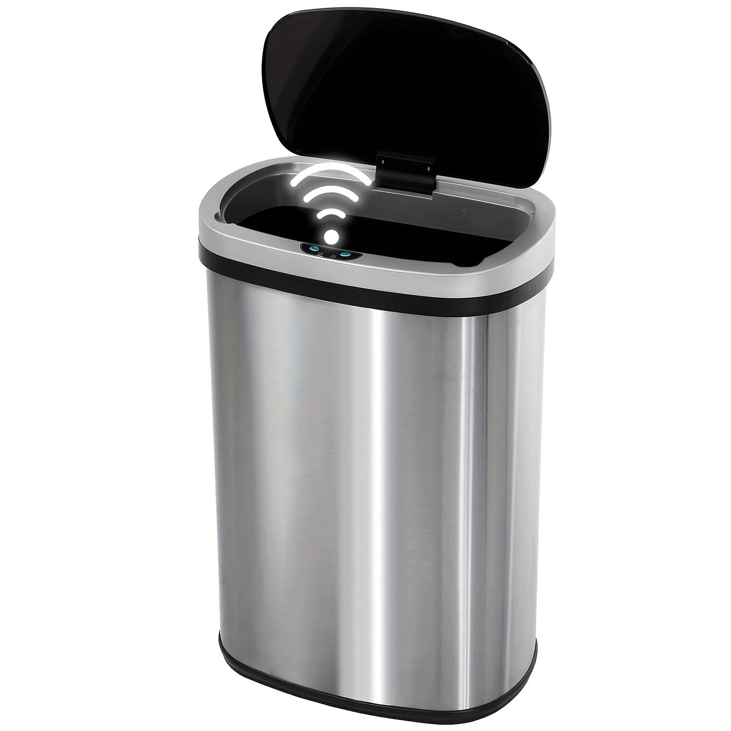 13 Gallon 50L Automatic Trash Can Touchless Motion Sensor Kitchen Garbage Bin