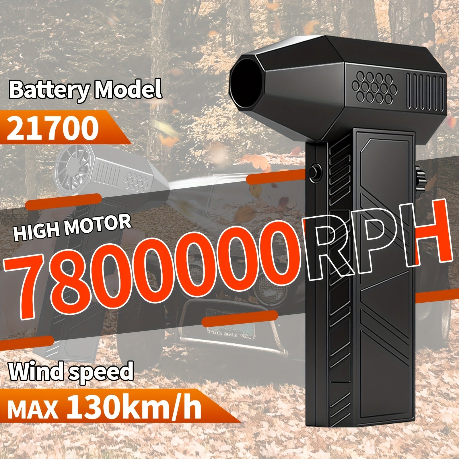 130000RPM Electric Air Duster Cordless Turbo Fan Rechargeable Blower Keyboard Cleaner