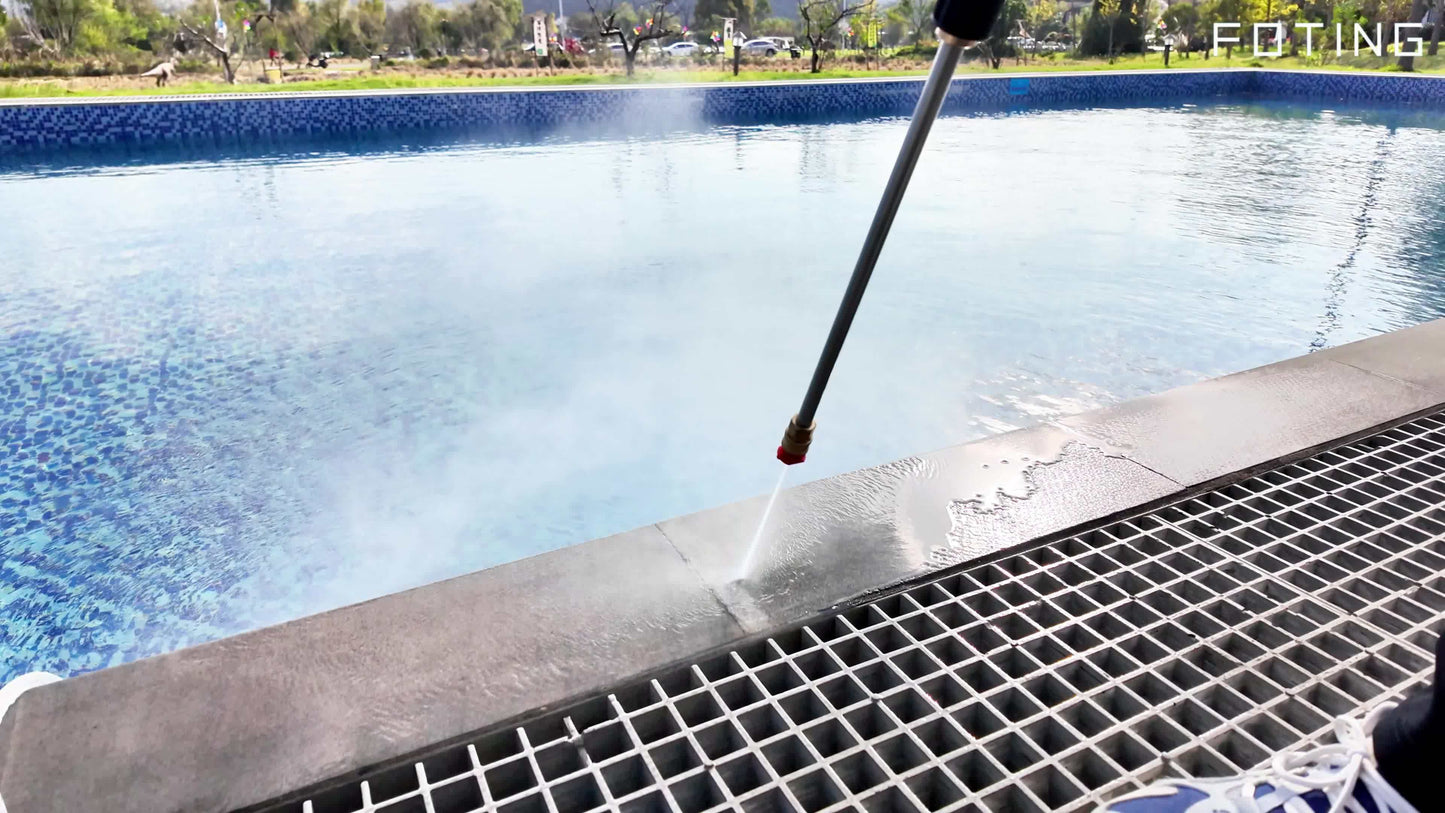 Electric Pressure Washer 4500 PSI 3.2 GPM w/ Foam Cannon Hose Reel