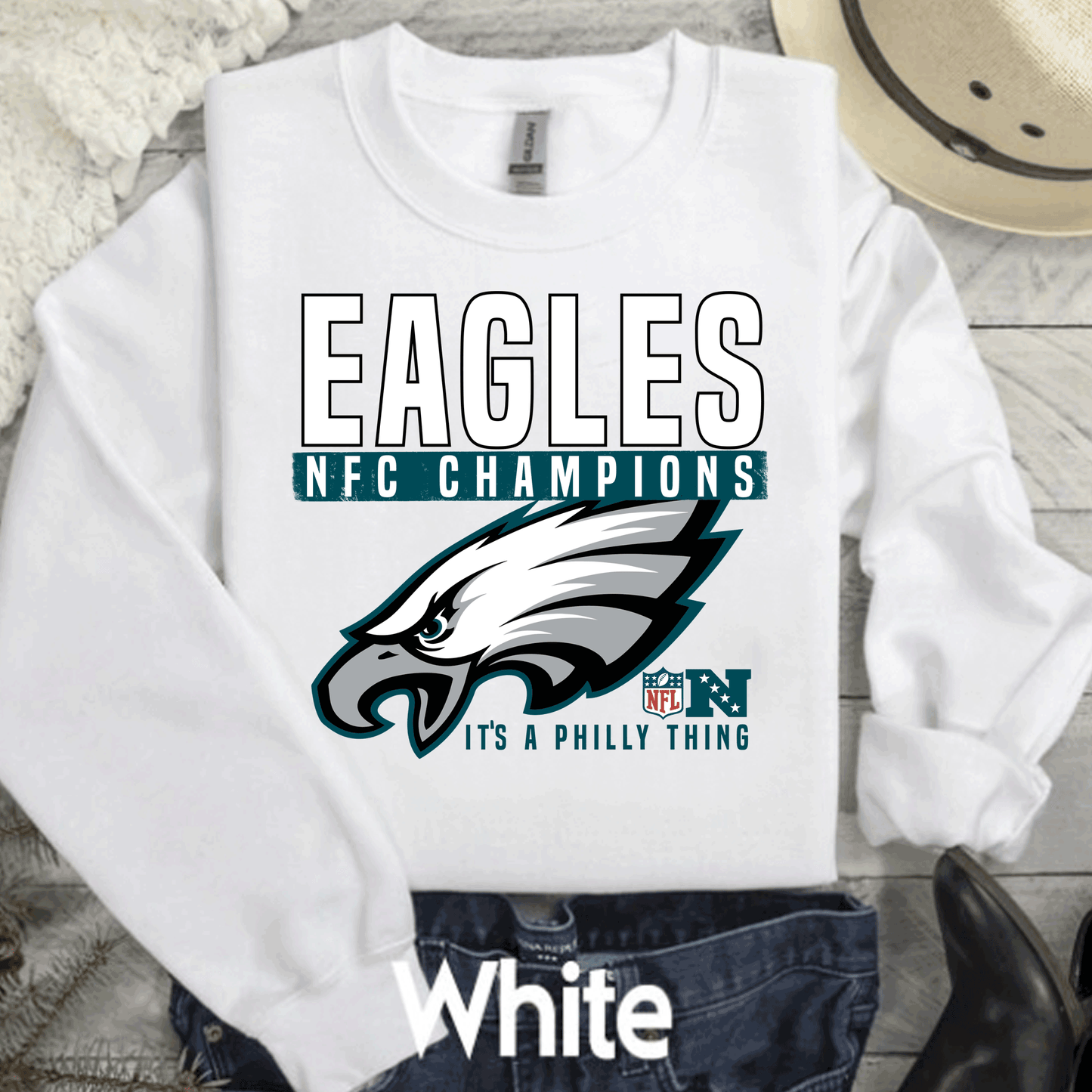 NFC Championships Philadelphia Football Sweatshirt, Philly T-shirt, Trending Eagles Fan Shirts, Football Crewneck, Eagles Hoodie, Superbowl GIfts