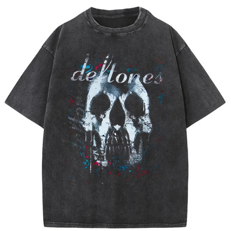 Men's Gothic Dog T-Shirt - Hip Hop Streetwear