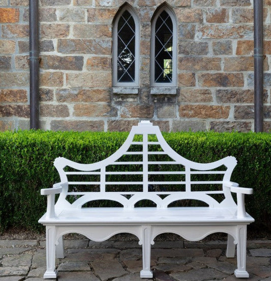 Park Hill | Bay Lake Garden Bench, Hydrangea White
