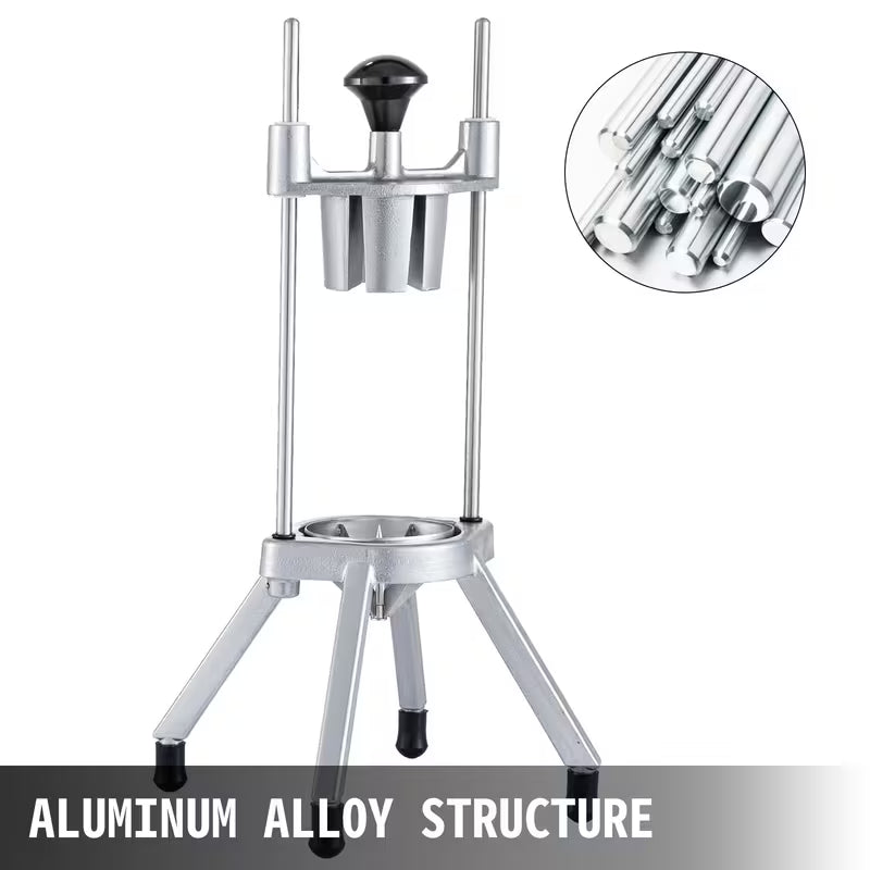 8-Section Stainless Steel Commercial Fruit Wedger and Lime Slicer