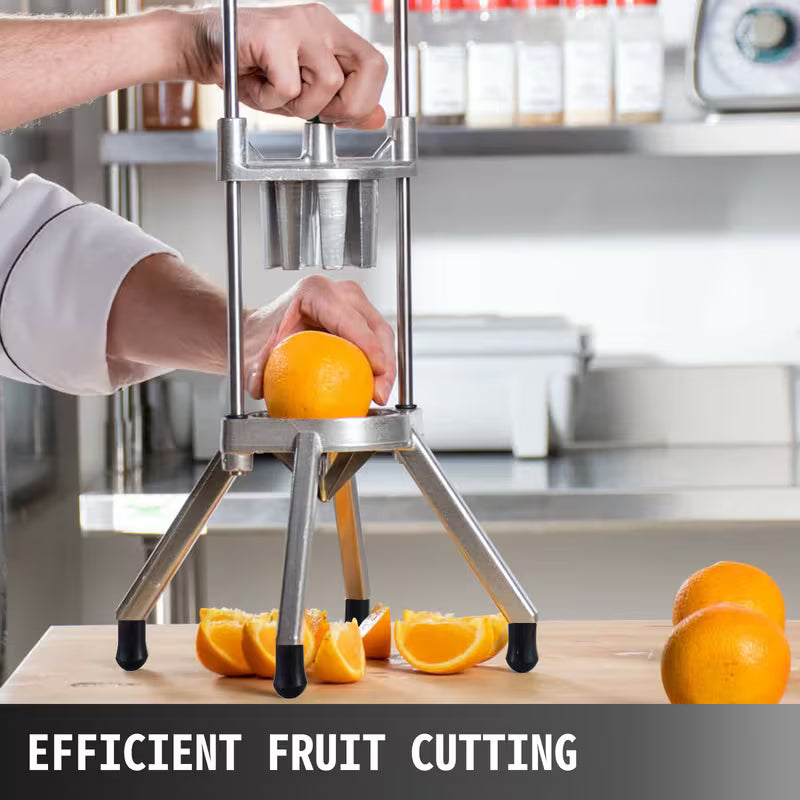 8-Section Stainless Steel Commercial Fruit Wedger and Lime Slicer