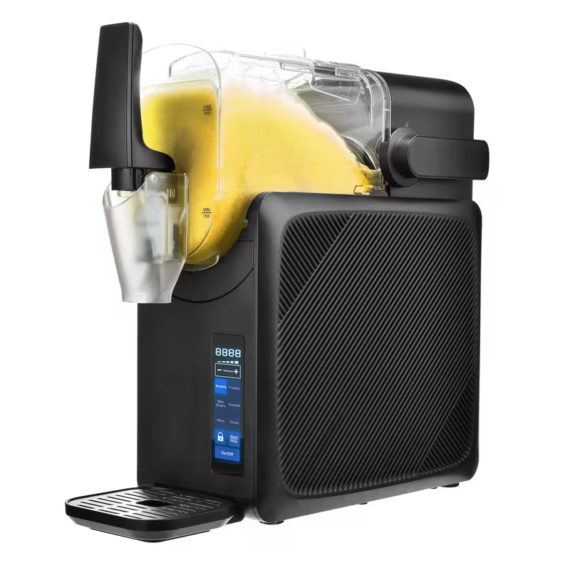 88 oz Commercial Slushie Machine with Cooling and Self-Cleaning