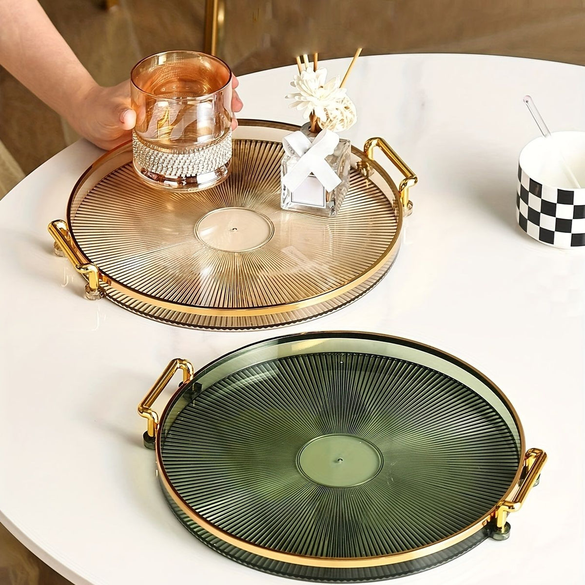 Luxury Dried Fruit Tray with Handle