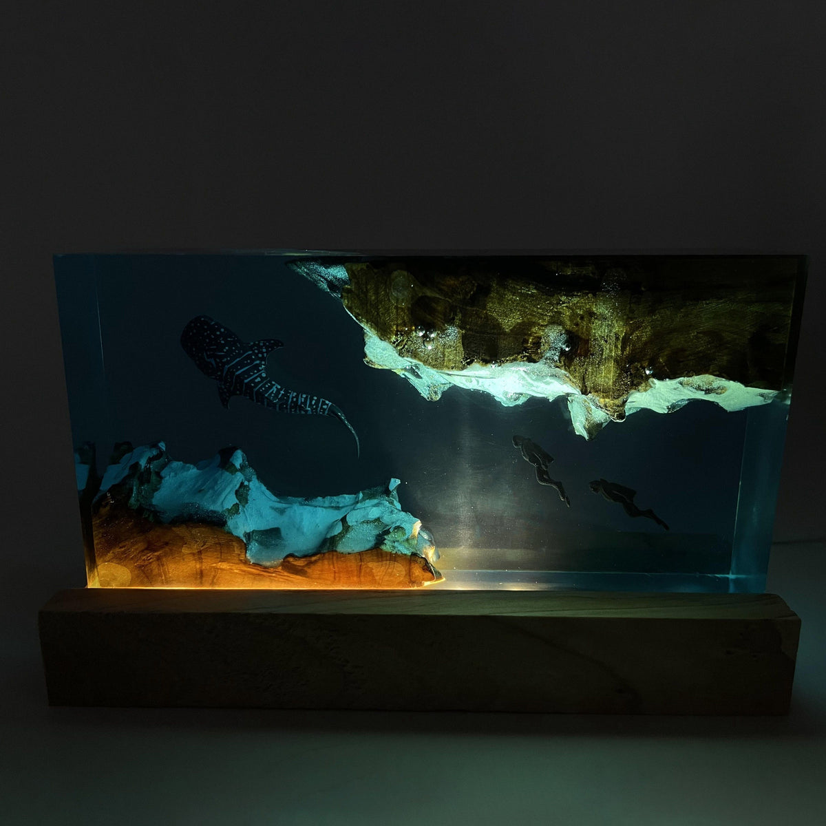 Whale Resin Bedside Lamp