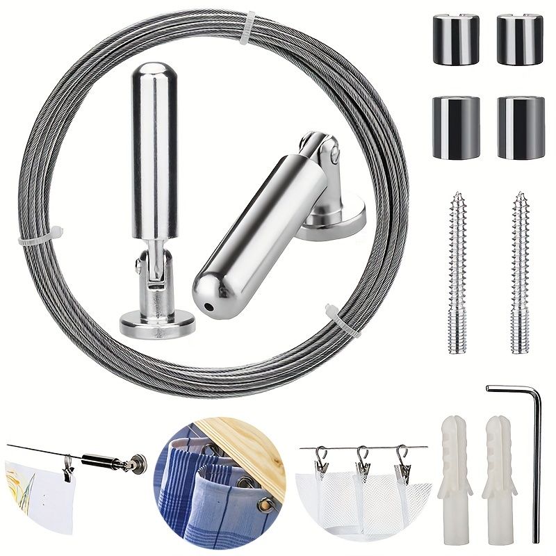 Stainless Steel Photo Display Curtain Rod