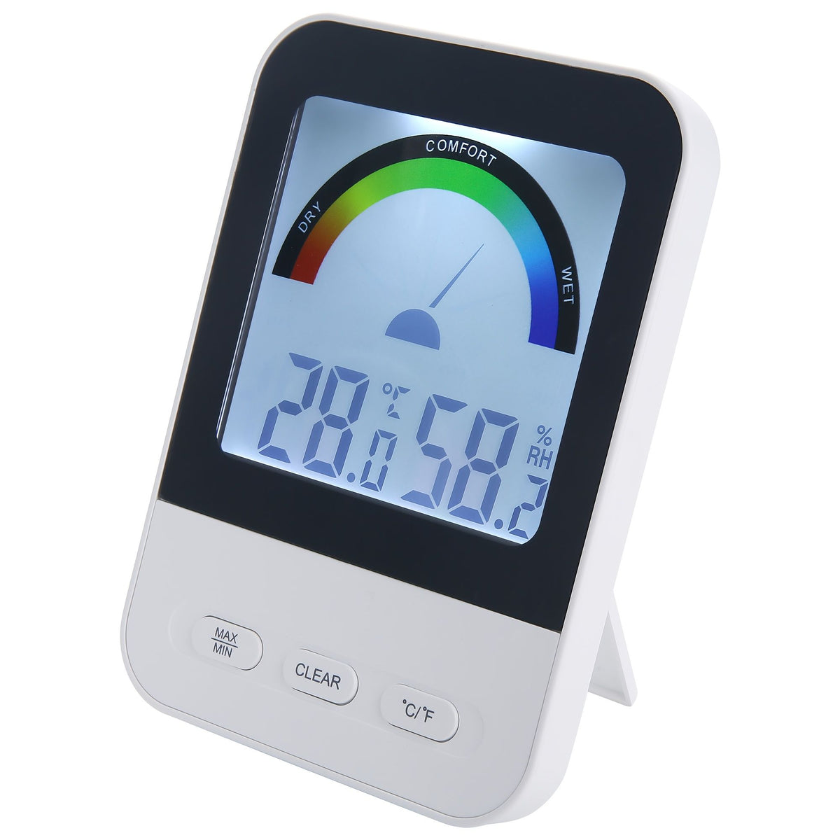Digital Thermometer Hygrometer with Colorful Screen