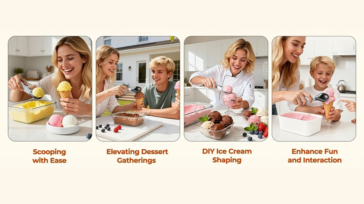 Electric Heated Ice Cream Scoop with 3 Temperature Settings