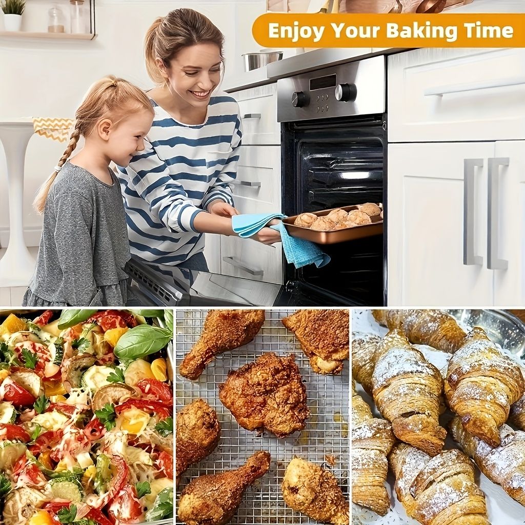 Stainless Steel Oil Drip Tray and Roasting Basket Set