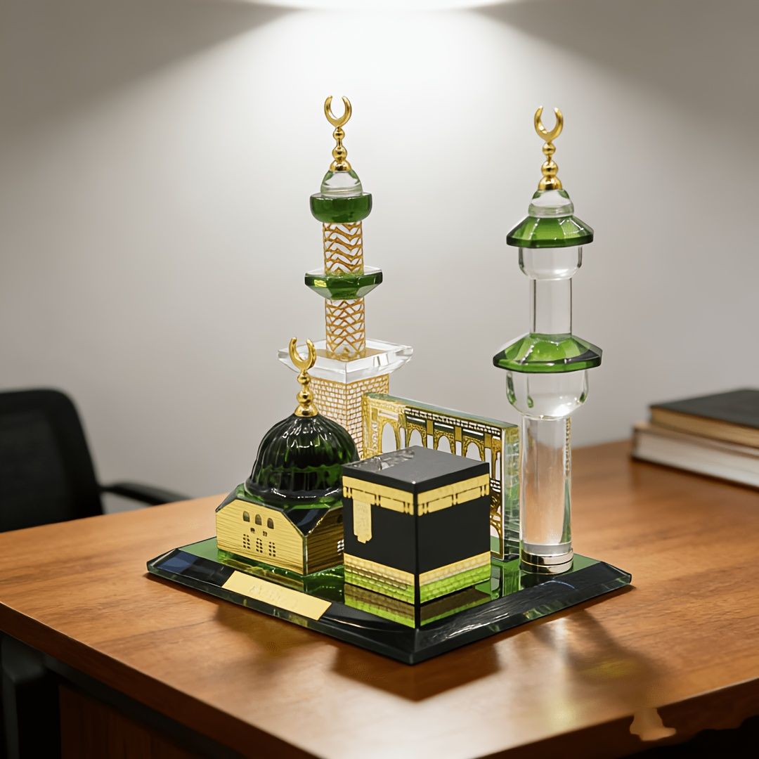 Crystal Kaaba Building Ornament