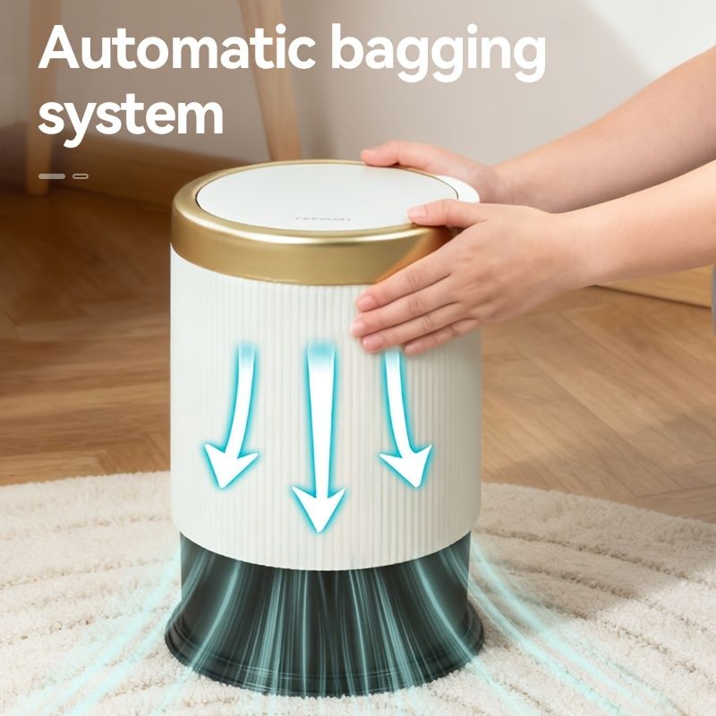 Large Capacity Odor Sealing Press Type Kitchen Trash Can
