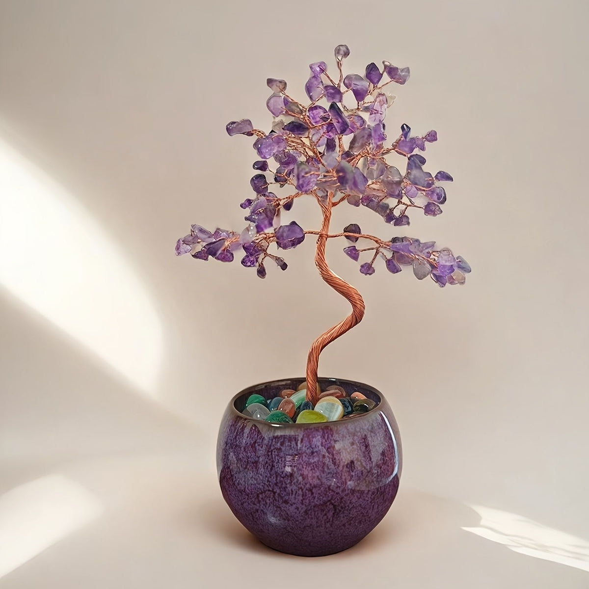 Crystal Tree Ceramic Ornament