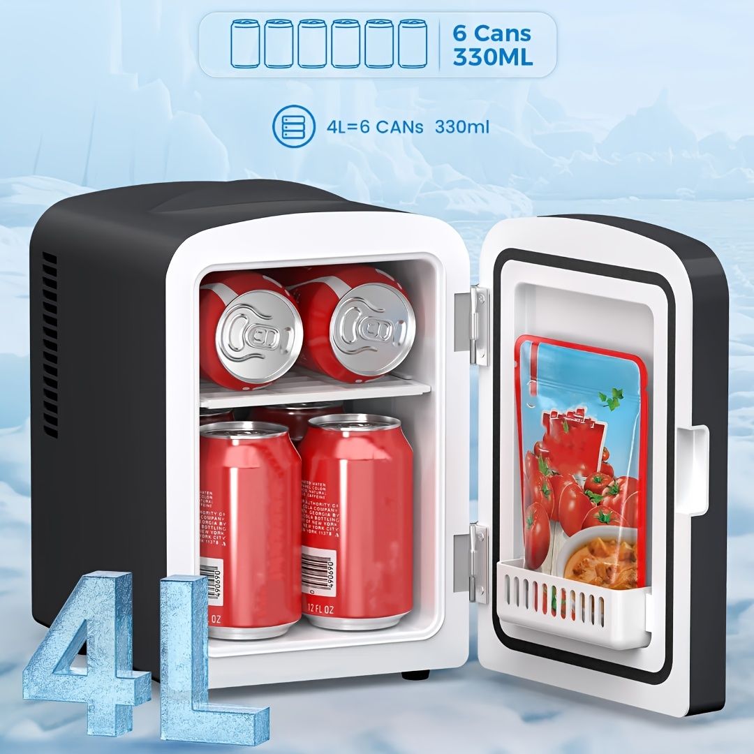 Portable Mini Fridge Cooler for Beverage Food Skincare