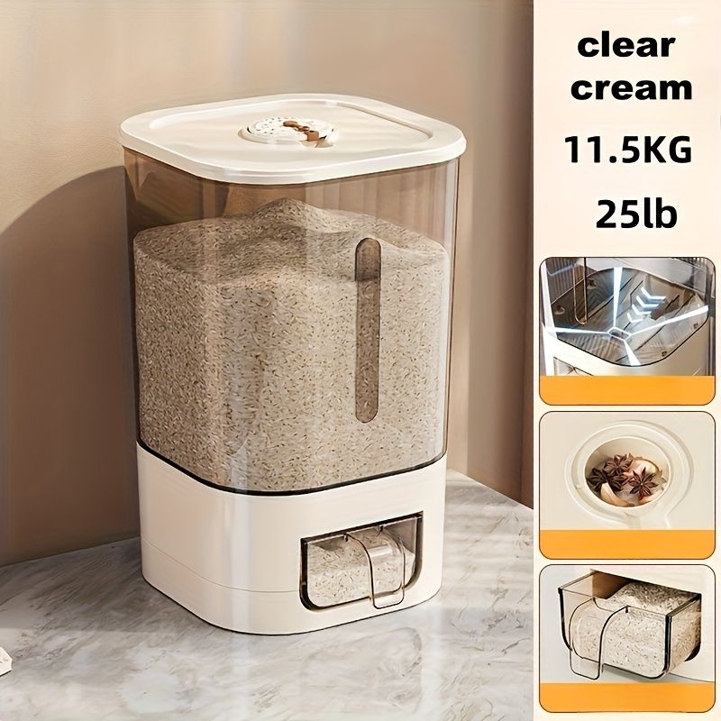 Sealed Moisture Proof Rice Bucket Flour Storage Container