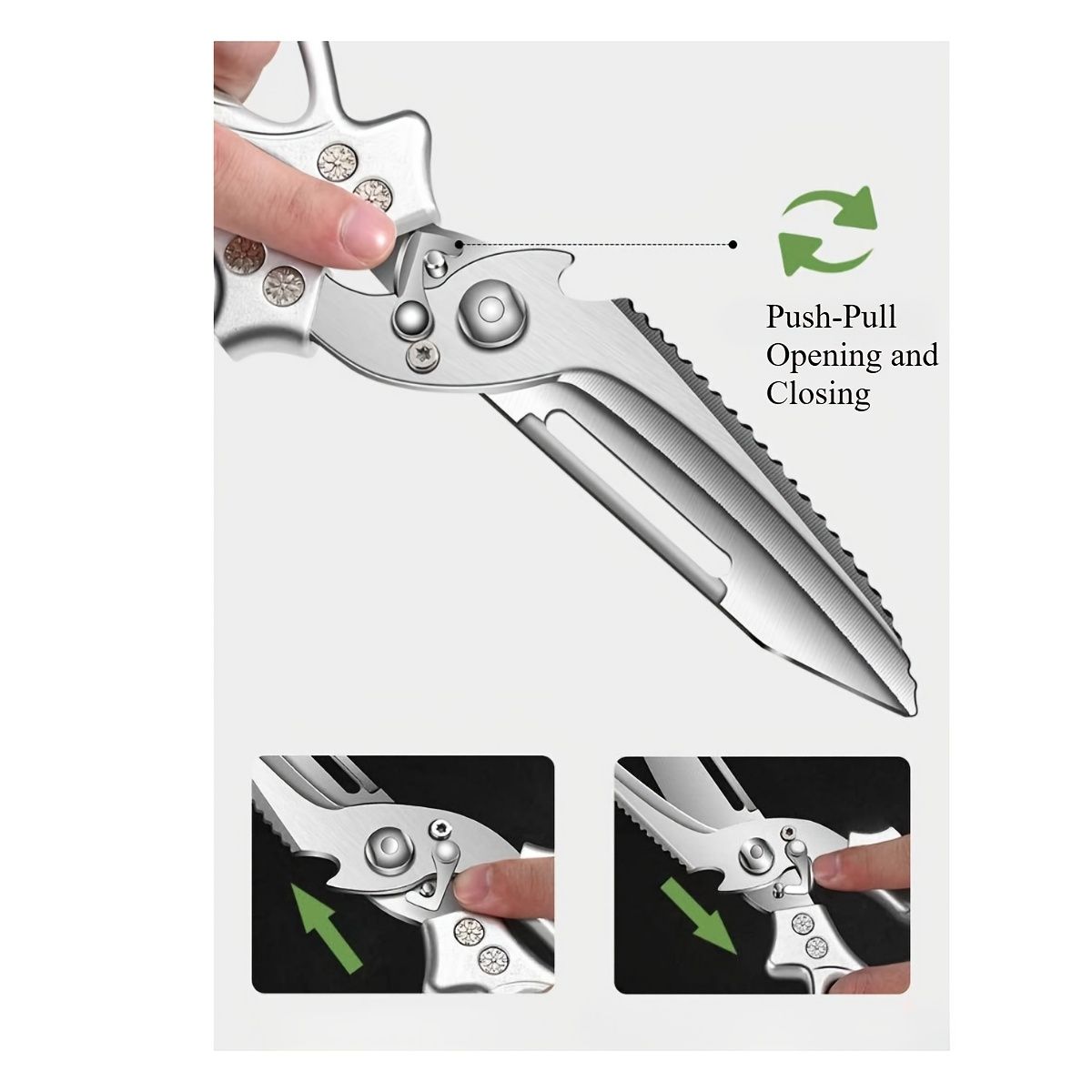 3Cr Stainless Steel Kitchen Shears for Chicken Bone