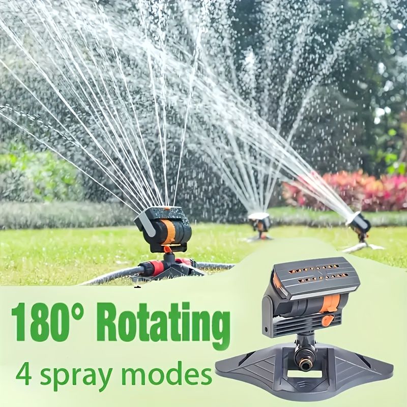 Automatic Oscillating Garden Sprinkler with 16 Nozzles