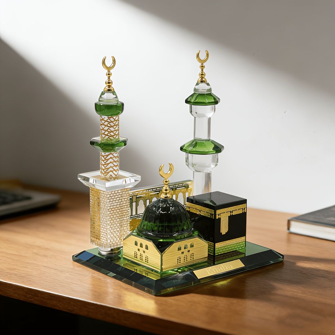 Crystal Kaaba Building Ornament