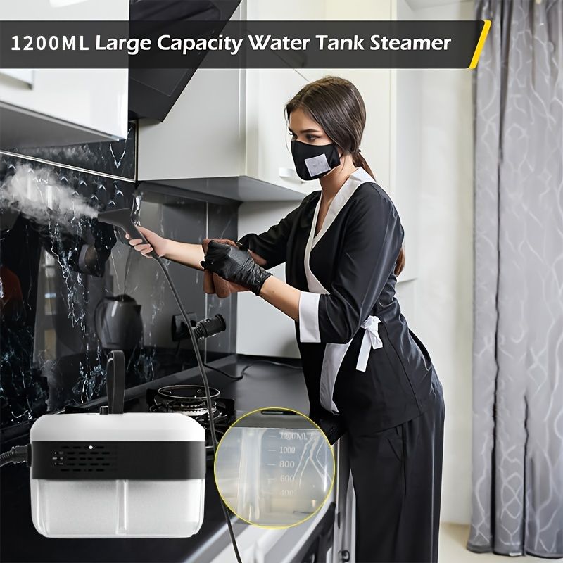 Handheld High Pressure Steam Cleaner with 35-Piece Accessory Set
