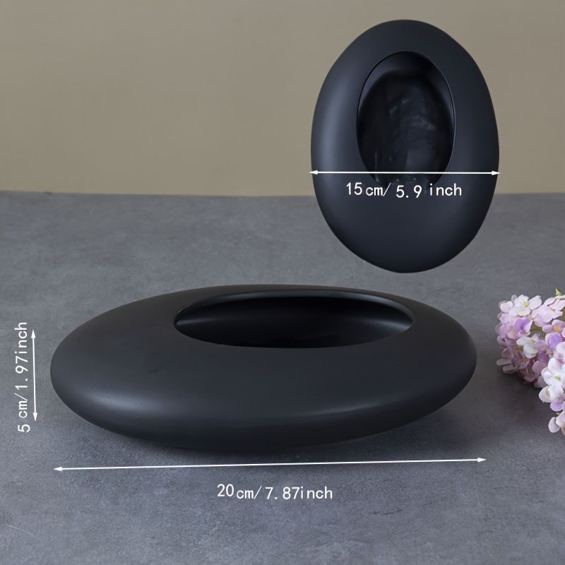 Irregular Oval Ceramic Flower Pot