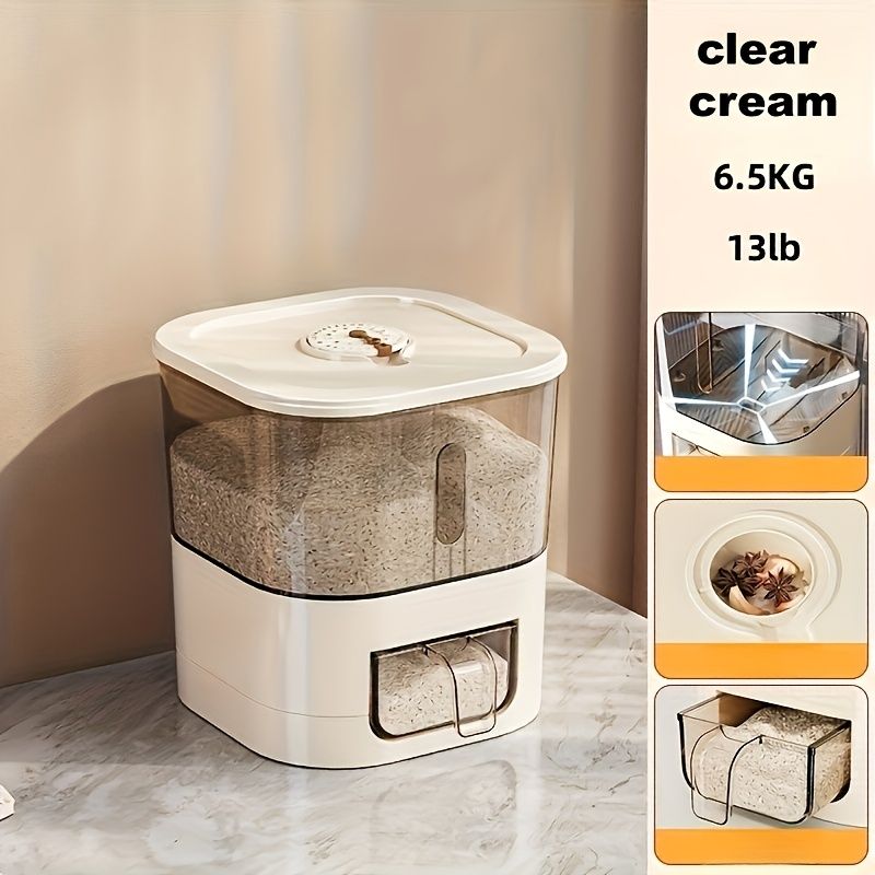 Sealed Moisture Proof Rice Bucket Flour Storage Container