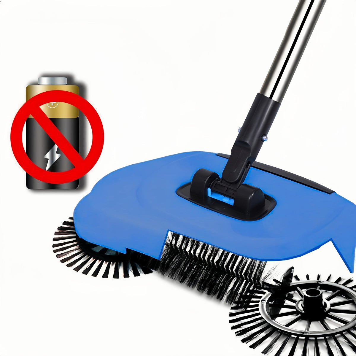 3-in-1 Manual Floor Cleaner Set with Long Handle