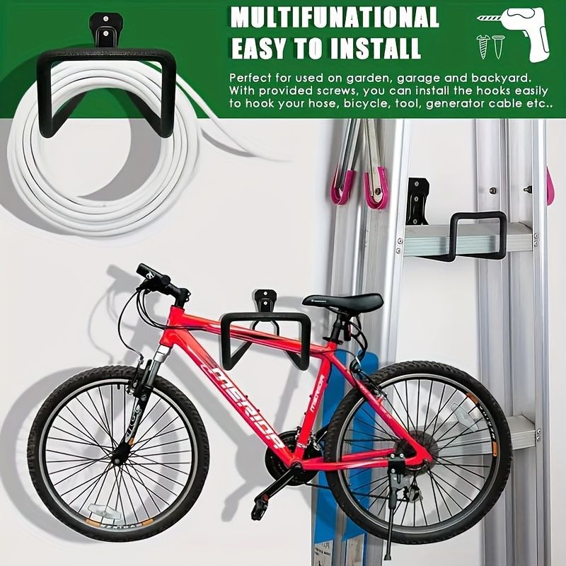 Heavy Duty Wall Mounted Metal Garden Hose Reel Holder