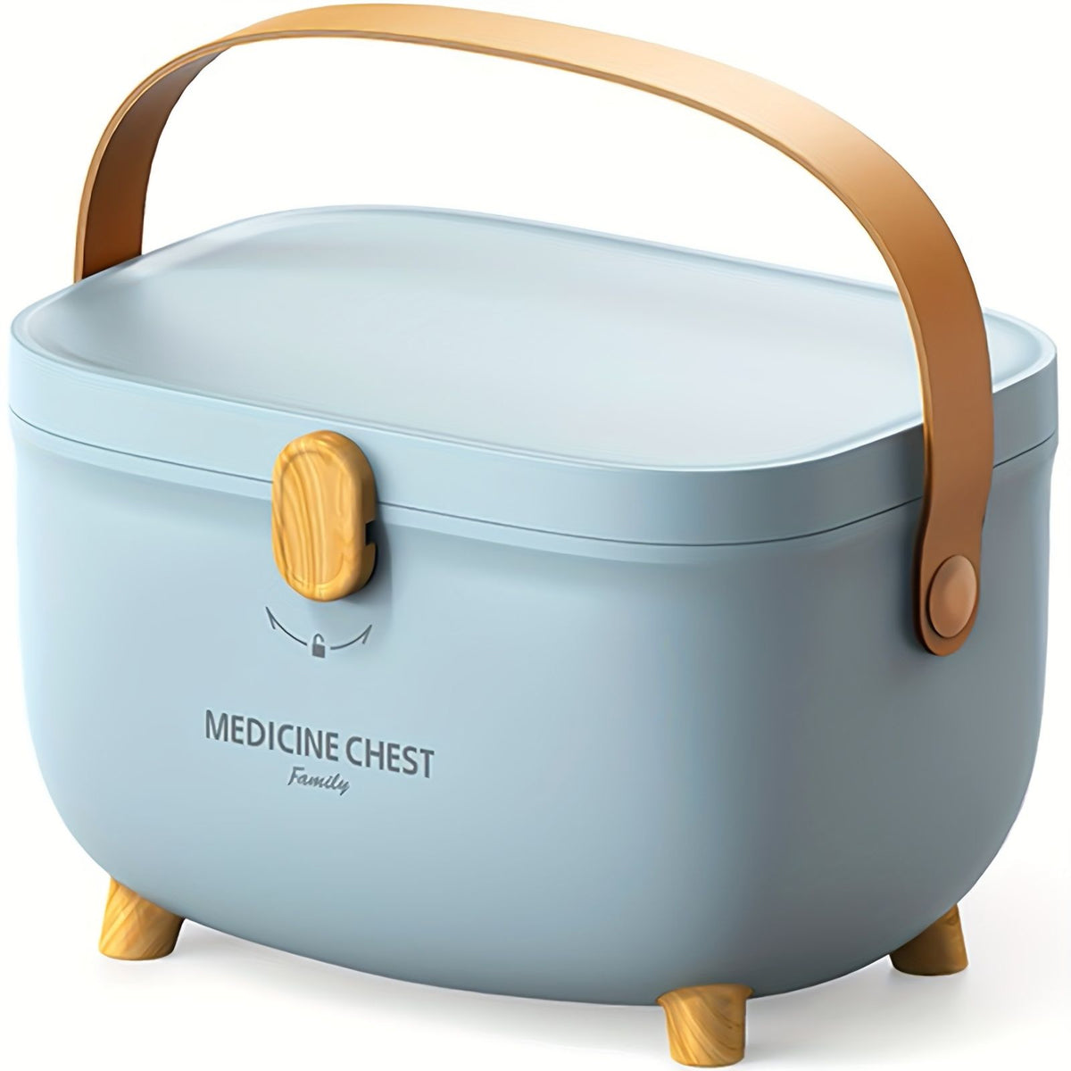 Multi-Layer Medicine Storage Box with Handle