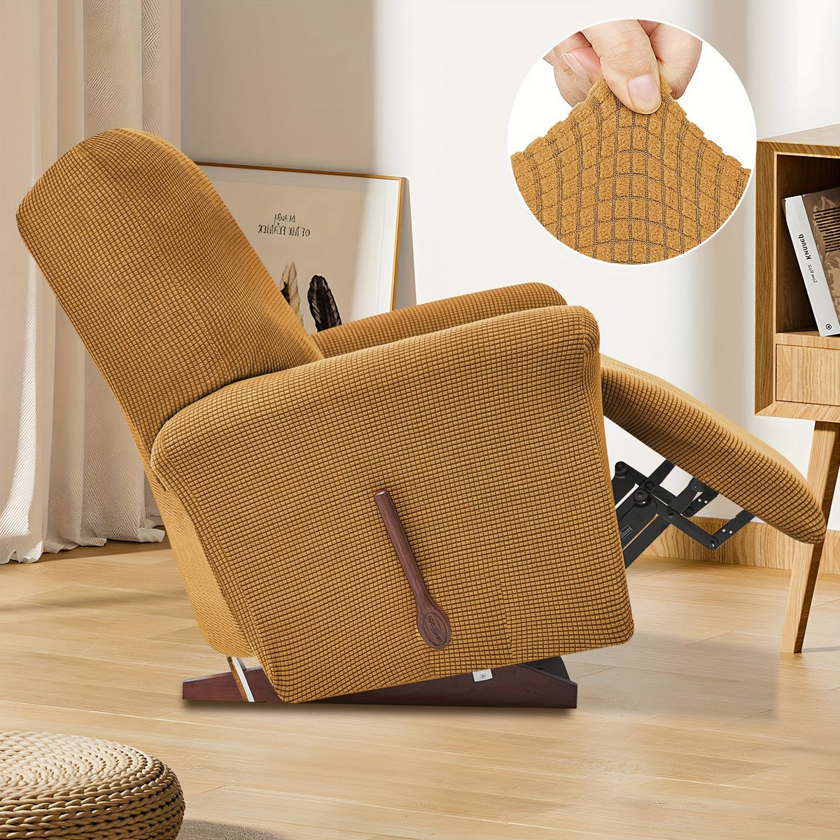 Recliner Sofa Cover Stretch Fleece Furniture Protector