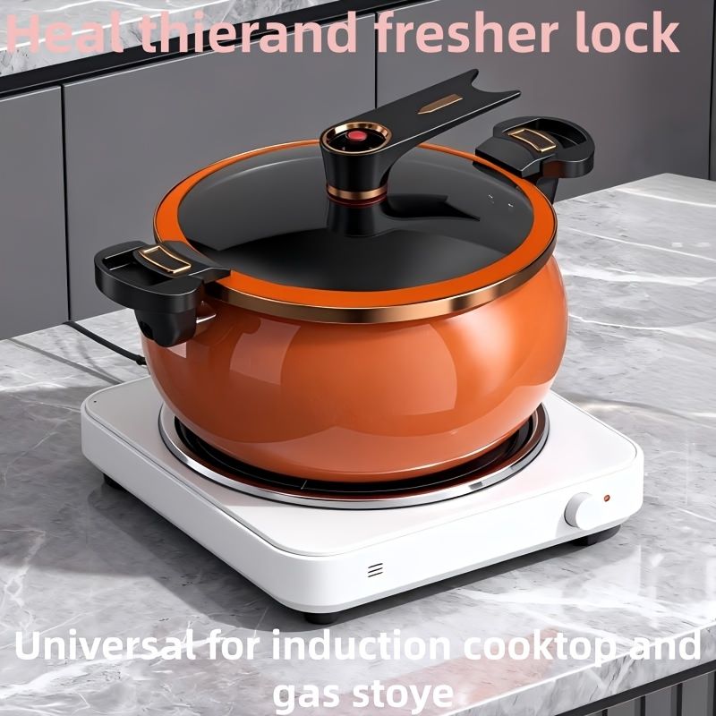 Enamel Stew Pot with Double Handles