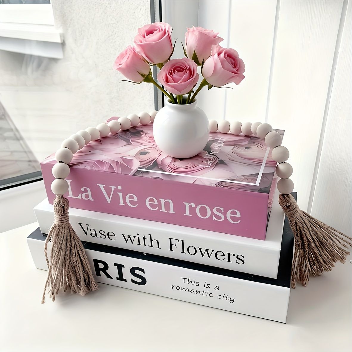 3-Piece Decorative Book Set for Home Decor