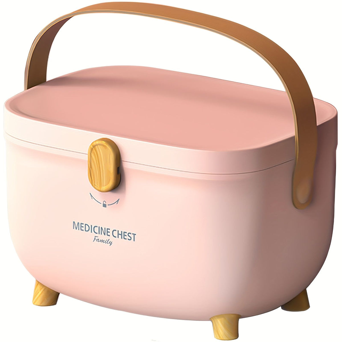 Multi-Layer Medicine Storage Box with Handle